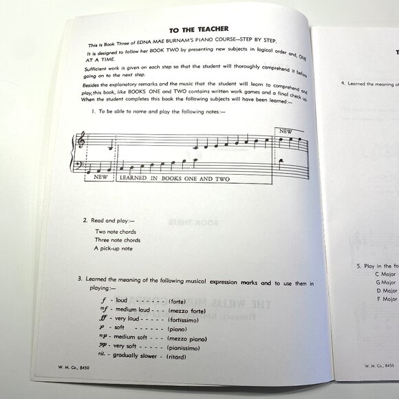 Edna Mae Burnam's Step by Step Piano Course Book Three by Willis Music - Picture 3 of 4